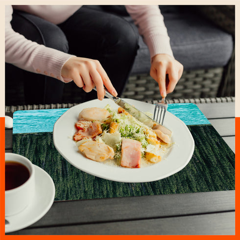 Polypropylene Table Mats & Coasters for Dining Table at Home (Fiume - Set of 6)